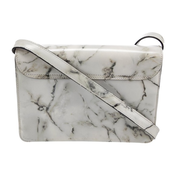 EUC Charlotte Olympia Newman Marble Leather Crossbody/Shoulder Bag & Comb Set - Picture 2 of 16